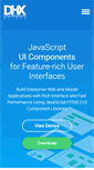 Mobile Screenshot of dhtmlx.com
