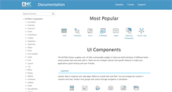 Desktop Screenshot of docs.dhtmlx.com